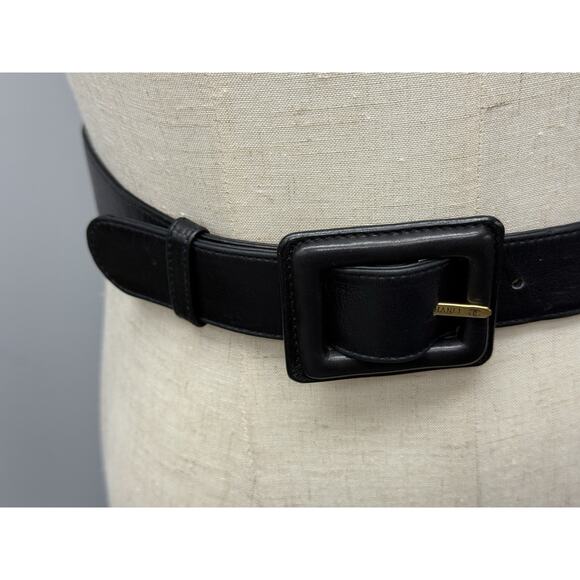 Chanel Vintage 1990 Waist Belt Multi Pouch Black Leather - Picture 4 of 13
